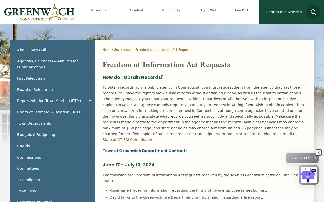 Greenwich Town arrest warrant records access guidance